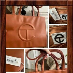 Telfar Medium Tan Shopping bag